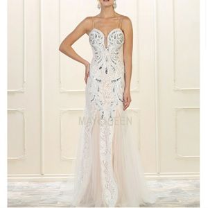 🆕 Formal new wedding bridal pageant party dress